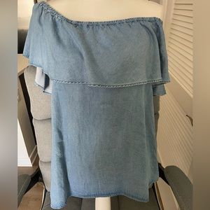 7 For All Mankind Off-the-shoulder Top